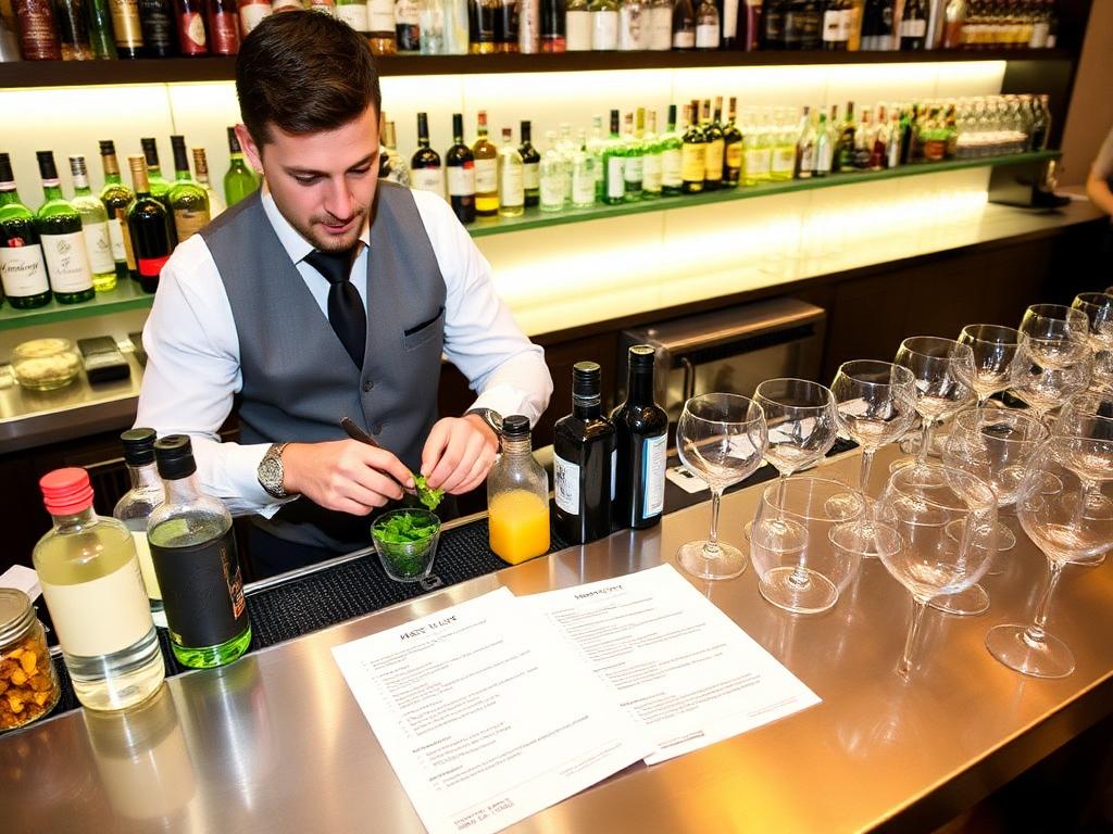 wedding bartender job responsibilities