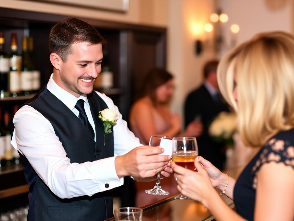 wedding bartender job responsibilities