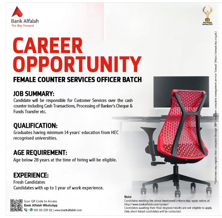 Bank Alfalah Jobs