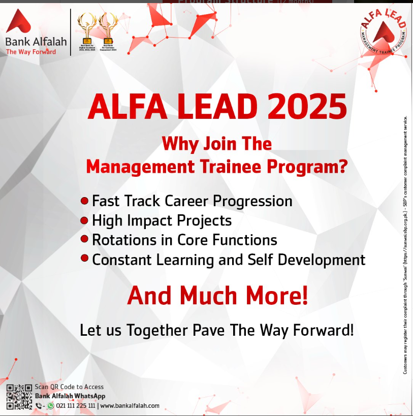 Bank Alfalah Jobs Apply Today and secure your Future !