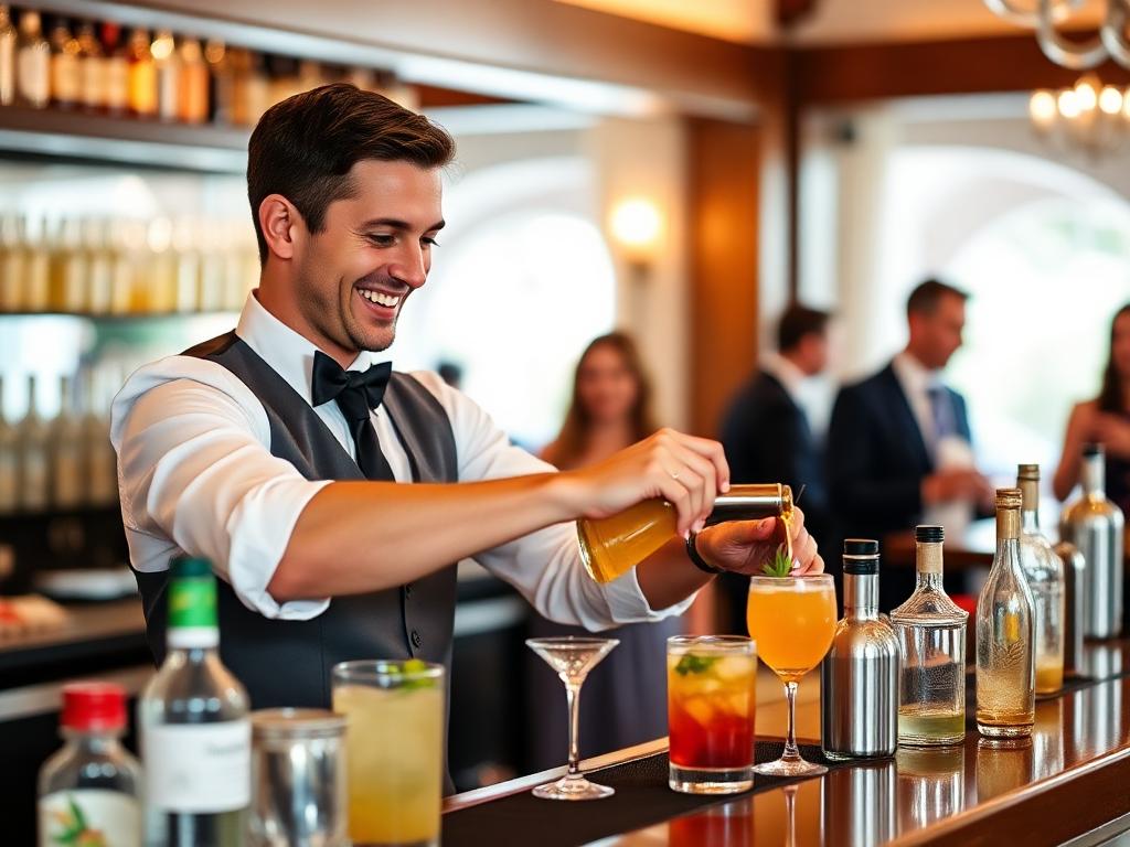 wedding bartender job responsibilities