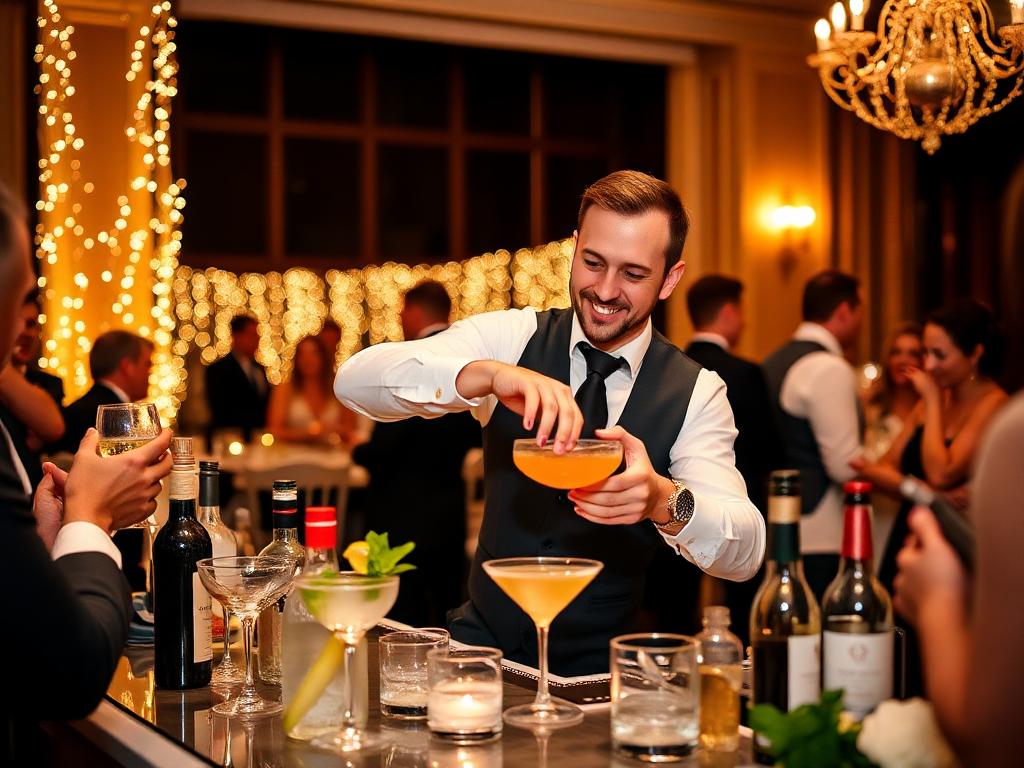 wedding bartender job responsibilities